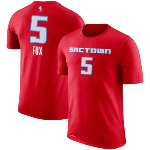 Fox N5 Sacramento Kings NBA Basketball Performance Red T-Shirt