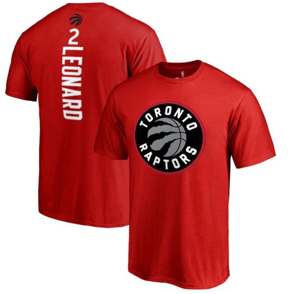 Kawhi Leonard N2 Toronto Raptors NBA Basketball Red T-Shirt