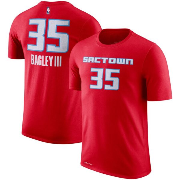 Bagley III N35 Sacramento Kings NBA Basketball Performance Red T-Shirt