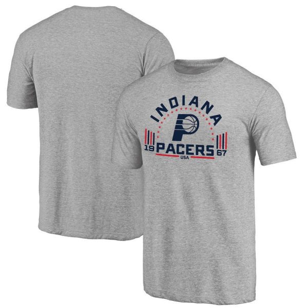 Indiana Pacers Established 1967 NBA Basketball Grey T-Shirt