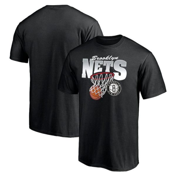 Brooklyn Nets NBA Basketball Black T-Shirt