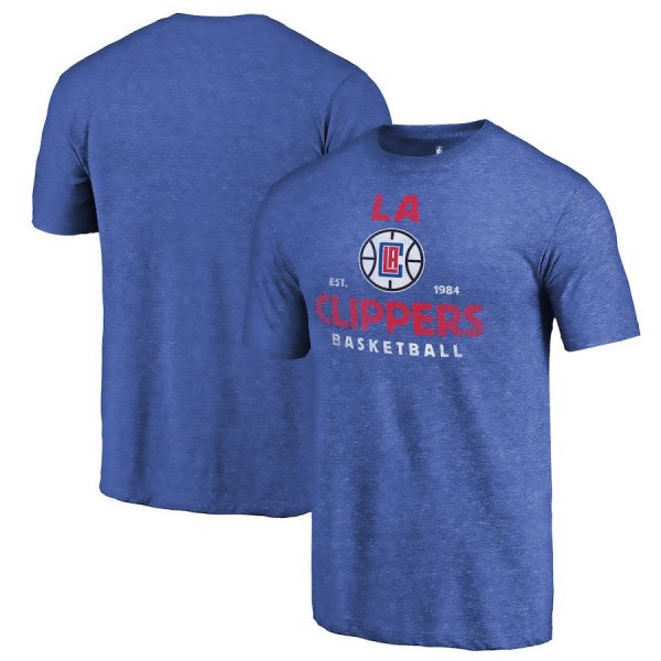 LA Clippers Established 1984 NBA Team Basketball Blue T-Shirt