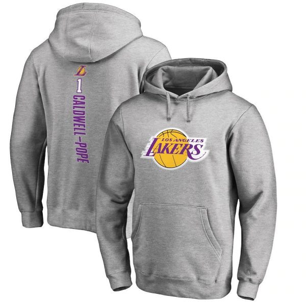 Kentavious Caldwell-Pope N1 LA Lakers NBA Basketball Grey Sweatshirt Hoodie
