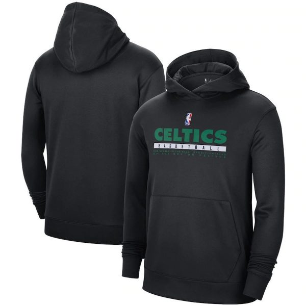 Boston Celtics NBA Basketball Black Green Sweatshirt Hoodie