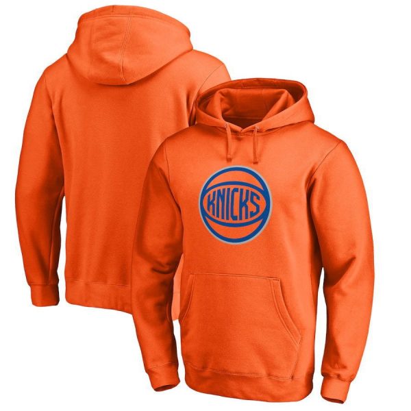 New York Knicks Basketball NBA Orange White Sweatshirt Hoodie