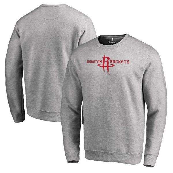 Houston Rockets NBA Basketball Grey Pullover Sweatshirt