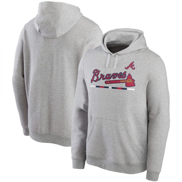 Atlanta Braves MLB Baseball Team Grey Sweatshirt Hoodie