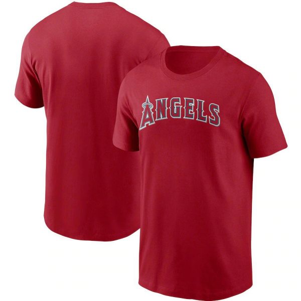 Los Angeles Angels MLB Baseball Red Short Sleeved T-Shirt