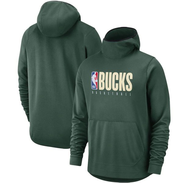 Milwaukee Bucks NBA Basketball Army Green Sweatshirt Hoodie