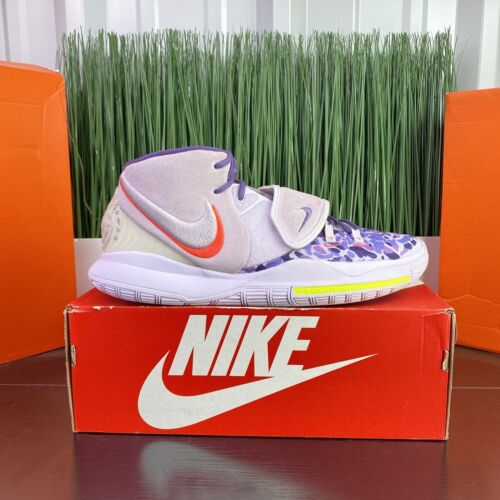 Nike Kyrie 6 Asia Irving Barely Grape Purple Camo Shoes CD5031-500 Size 13