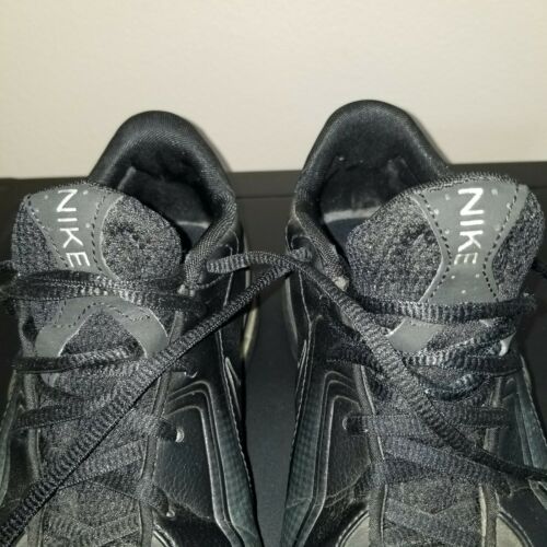 Nike Reax Revolution Black Leather Men's Shoes #333765-001 Size 9