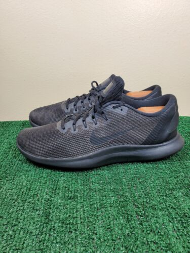 Nike Flex RN 2018 Men's Size 13 Black Running Sneakers Shoes AA7397-002