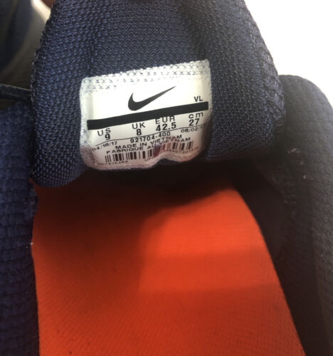 Nike Shield Zoom Winflo 4 Mens Size 9 Blue /Orange Running Athletic Shoes