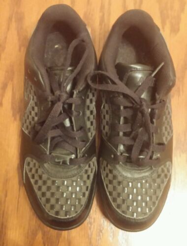 Nike Air Force mens black sneakers tennis shoes size 8.5