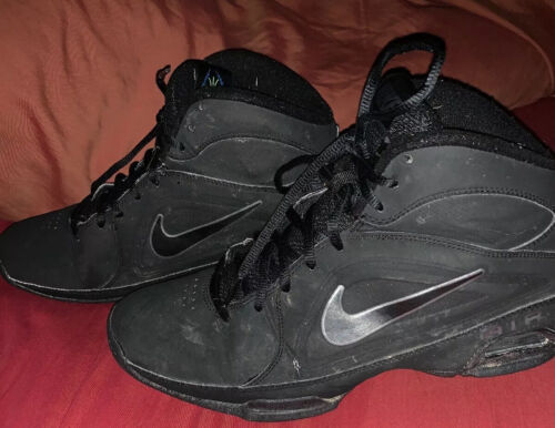 2012 Nike Air Visi Pro 3 Sz 8.5 Men's Basketball Tennis Shoes Black 525745~001
