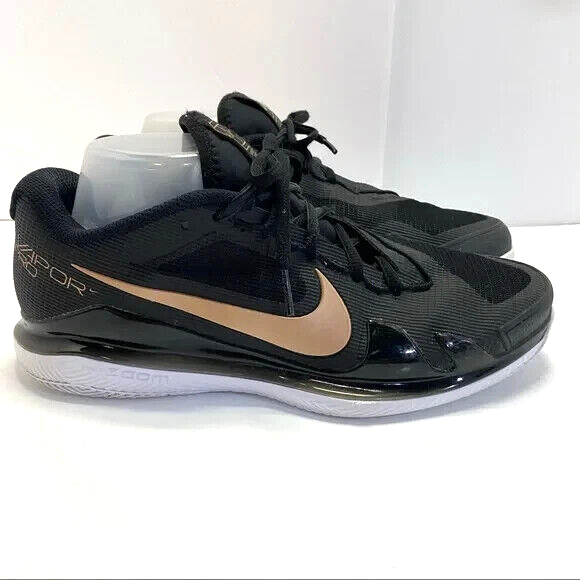 Nike Court Air Zoom Vapor Pro Tennis Shoes CZ0222-024 Womens SIZE 9.5 Black Gold