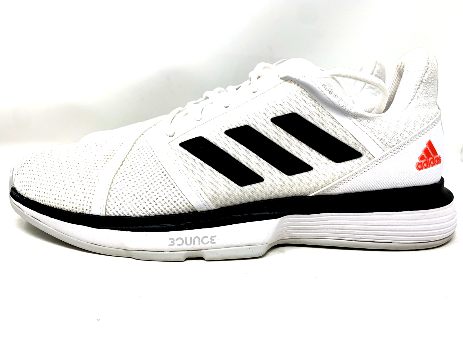 Adidas CourtJam Bounce Men's 12.5 White Tennis Shoe Athletic Sneakers ...