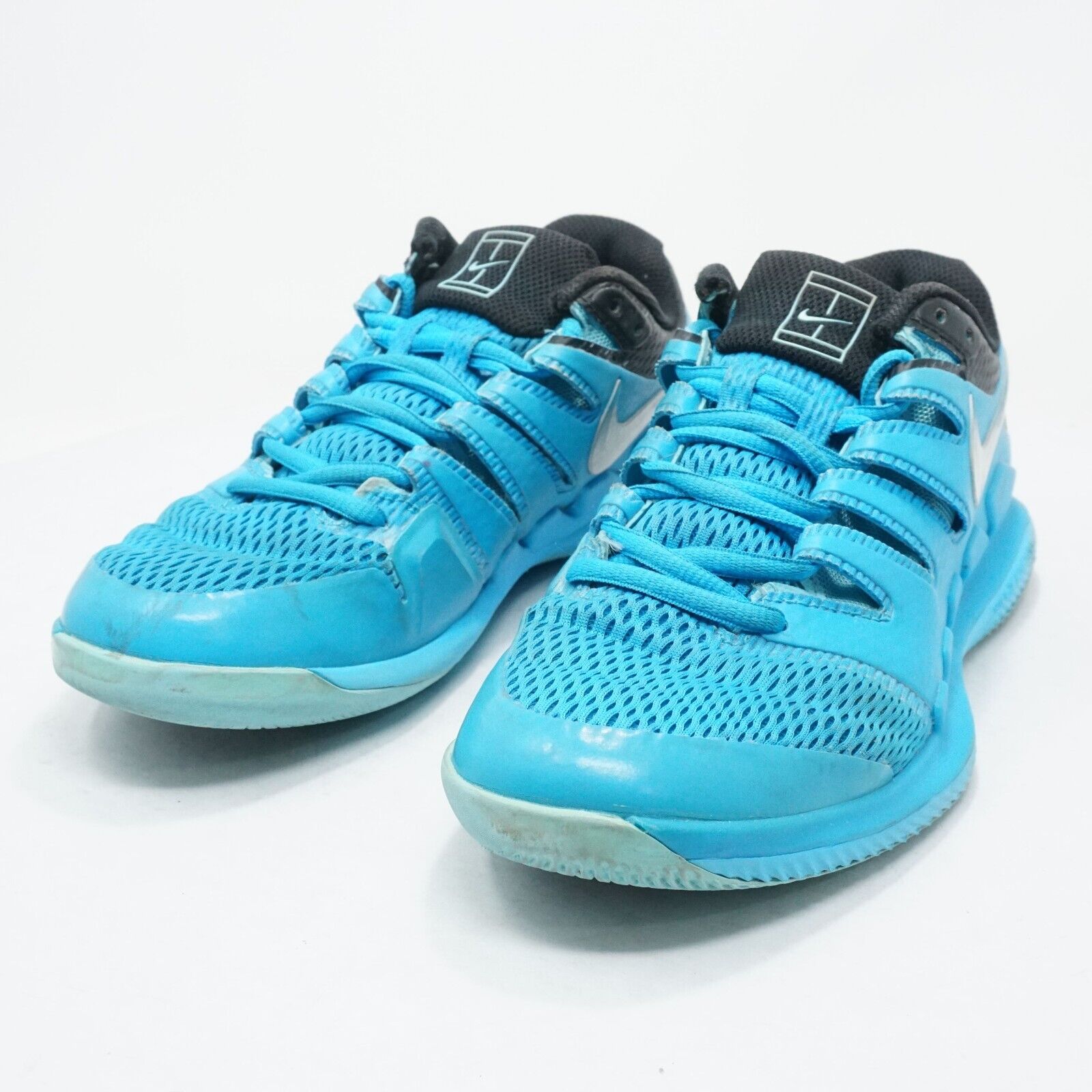 Nike Womens Air Zoom Vapor X Tennis Shoes Size 7 Light Blue Black AA8027-403