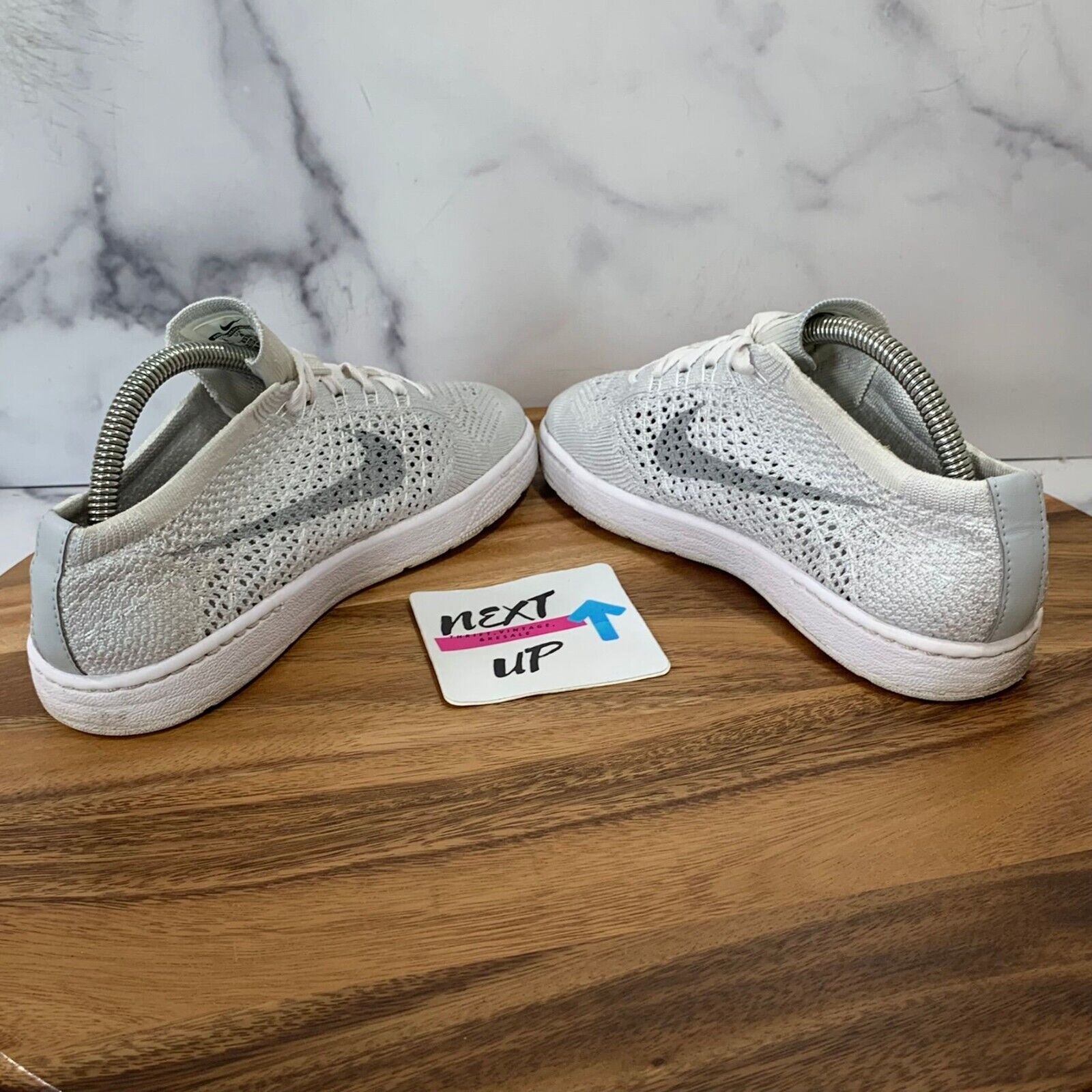 Nike Air Zoom Vapor X AA8027-105 White Mettalic Silver Tennis Shoes Women's Sz 8