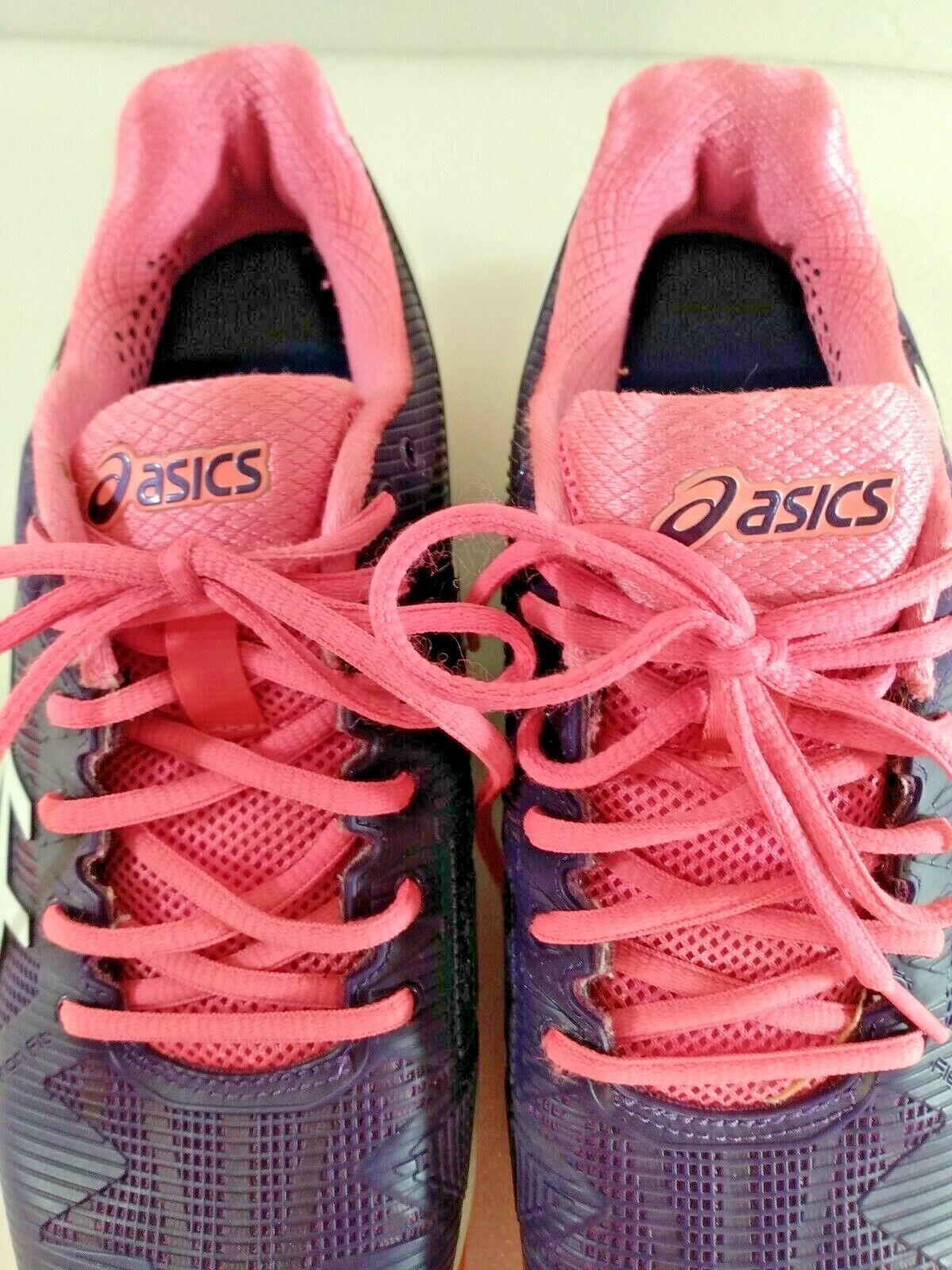 ASICS Gel Dedicate 5 Women's Athletic Sneaker Shoes Silver Pink Size 9.5 E757Y