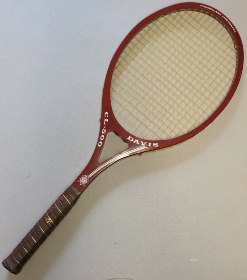 "TAD DAVIS CL-500" Tennis Racket Racquet - 4.5 L Grip (No Cover) L4 Fiberglass