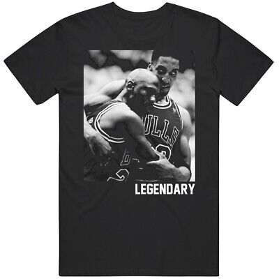 Michael Jordan Pippen Legendary Flu Game Basketball Fan v2 T Shirt