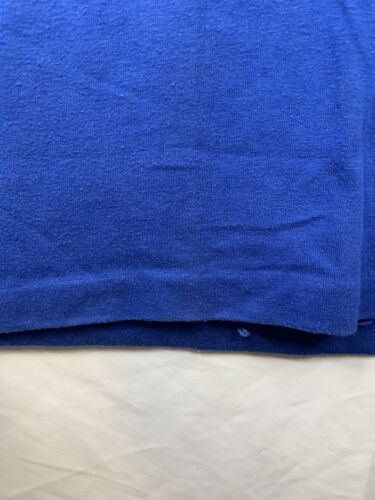 Vintage 1980's Blue Tag Single Stitch T Shirt Rare Size Large OG USA 19x29