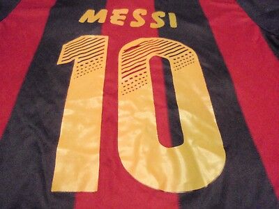 Messi FC Barcelona Soccer (football) Nike Jersey Size Men Small #10 UNICEF