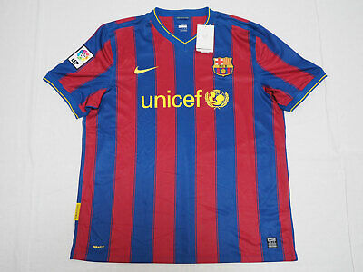 2009-2010 FC Barcelona Barca FCB Jersey Shirt Camiseta Home unicef Nike XL BNWT