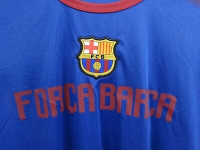EUC FC Barcelona FORCA BARCA Soccer Football Futbol Jersey Men Large
