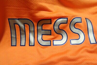 FC Barcelona Jersey Shirt #19 Messi 100% Original 2006/2007 Away XL USED Rare