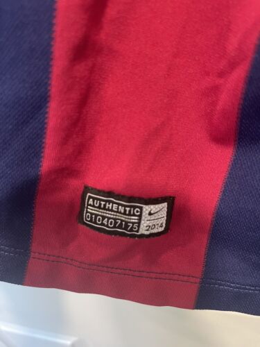 size xl nike barcelona home jersey Dryfit 2014