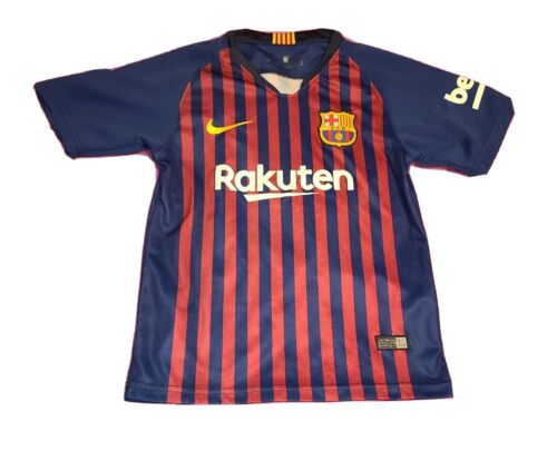 Philippe Coutinho #7 NIKE FC Barcelona Home Soccer Team Jersey Youth Small 8