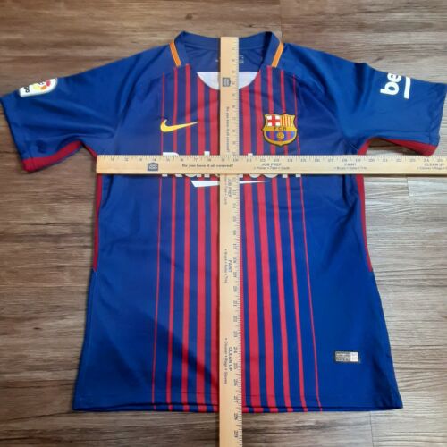 FC Barcelona home soccer Jersey #10 Messi Nike Original 2017/2018 men's Sz M