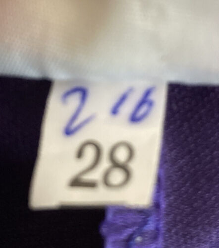 FCB Qatar Airways UNICEF Replica MESSI #10 Purple LS Jersey Soccer Size 28