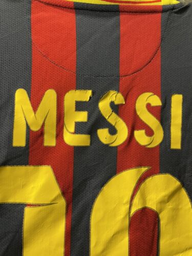 Messi Barcelona #10 Soccer Jersey Size L