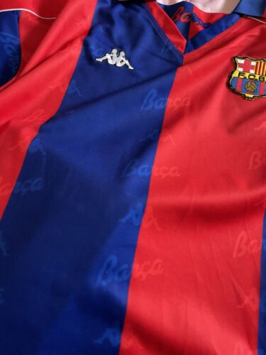 1992-1993-1994-1995 FC Barcelona Barca FCB Jersey Shirt Home Kappa XXL