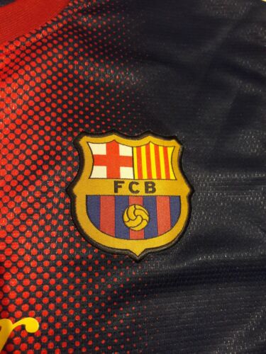 Barcelona FCB Soccer Jersey and Shorts Qatar Foundation Men's Size Large