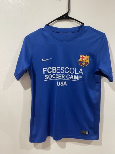 Nike Dry-Fit FCBESCOLA Barcelona Camp Team Jerseys Sz Large