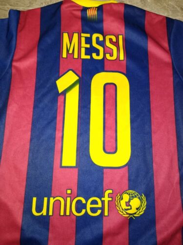 Men's F.C Barcelona #10 Messi Qatar Airways Red, Blue, and Yellow Jersey 92W