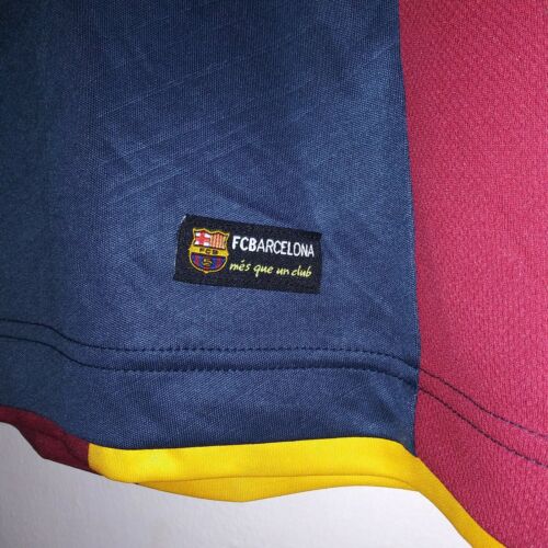 LARGE FC Barcelona Soocer Football Futbol FCB CLUB 100% Polyester L Jersey Shirt