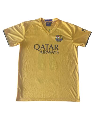 FCB Barcelona Club Neymar Jr #11 Jersey Qatar Airways Unicef Size M