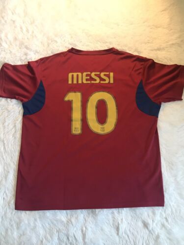 LIONEL MESSI #10 FC BARCELONA JERSEY T SHIRT SIZE XL