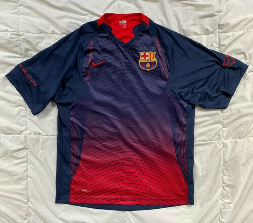 Nike FC Barcelona 2006-2007 Training Soccer Football Shirt Jersey Sz Men's Small
