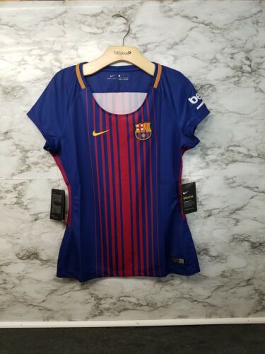 Nike FC BARCELONA SOCCER JERSEY WOMENS Small New 90$ 847226-457 New