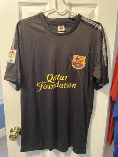 Football Club Barcelona FCB Men’s Black Soccer Jersey Size 2XL New With Tags