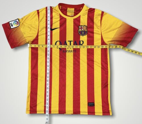 Nike FCB Dri-Fit Qatar Airways Barcelona Jersey #2 Short Sleeve Shirt Size XL