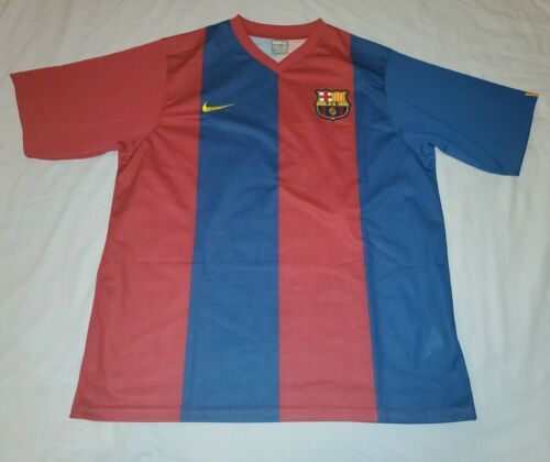 Nike FC vintage Barcelona Soccer Jersey Men's size XL