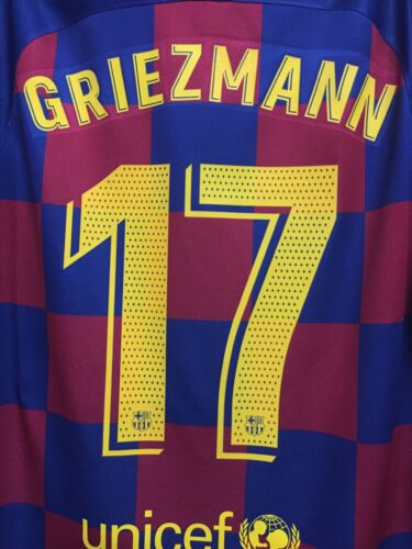 Nike Fc Barcelona Home Jersey 19/20 Griezmann #17 Stadium Cut Size Medium Only