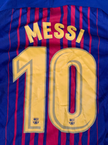 FC Barcelona Nike Home Jersey 2018/19 Men's Large Messi #10 EUC